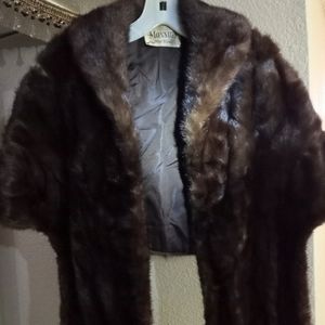 Vintage 1950's Mink Shawl